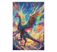 Divine Dragon 1000 Piece Jigsaw Puzzle for Adults Magical Animals Date Night Activity Couple Bonding Beautiful Design Ideal Anniversary Present 1000 PCS