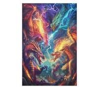 Divine Dragon 1000 Piece Jigsaw Puzzle for All Ages Magical Animals Jigsaw Evening Wind Down Activity Challenging Fun Home Decor Stress Relief 1000 PCS