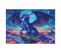 Divine Dragon 300 Piece Jigsaw Puzzle for Adults Teens Magical Animals Post Work Wind Down Mind Calming Whimsical Design for Friends 300 PCS