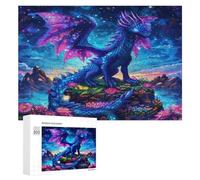 Divine Dragon 300Pc Jigsaw Puzzles Adults Kids Magical Animals Jigsaws Weekend Parent Child Activity After Work Stress Relief Vibrant Gift Home Decor 300 PCS