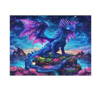 Divine Dragon 500 Piece Jigsaw Puzzle for Adults Teens Magical Animals Post Work Wind Down Mind Calming Whimsical Design for Friends 500 PCS