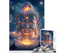 Divine Enlightenment Cosmic Buddha Vision- Puzzles for Teenagers 1000 Piece Great Gifts for Games Tough Challenge Home Decoration Toys for Age 14+ Game size 50x75cm