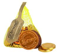 Divine Fairtrade Milk Chocolate Gold Coins (65g) (approx 16 coins)