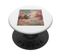 Divine Feline Touch Renaissance Cat Parody Artwork PopSockets Adhesive PopGrip