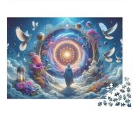 Divine Gateway to Heaven 1000 Piece Jigsaw Puzzle, 52x38cm/1000pcs, for Adults, Quiet Home Activity, Family Time And Year-Round Leisure