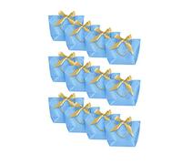 Divine Gifts luxury gift bag (Blue,Small,Multi-pack)for: weddings,birthdays,hen/stag/dinner parties,housewarmings,baby showers,Christmas presents ,Valentines,Bridesmaid and Groomsman gifts, party bags