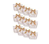 Divine Gifts luxury gift bag (Pearl,small,Multi-pack) for: Weddings,Birthdays,Parties,Baby Showers, Bridesmaid/Groomsman gifts,Children’s party bags.
