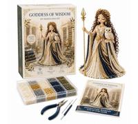 Divine Goddess DIY Beaded Doll Kit, Craft for Adults with Tools (Style E)