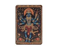 Divine Goddess Kali Tin Sign Vintage Metal Pub Club Cafe Bar Home Wall Art Decoration Poster Retro 8x12inch(20x30cm)