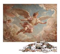 Divine Guardian Angel Artwork -2 Jigsaw Puzzles For Adults 500 Piece Jigsaws Puzzles 500 Piece Puzzles For Adults Kids Puzzle Games Toys Gift 500pcs (52x38cm)