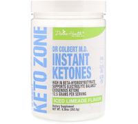 Divine Health, Dr. Colbert's Keto Zone, Instant Ketones, Iced Limeade Flavor, 9.26 oz (262.5 g)