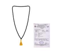 Divine Hindu Original Karungali Malai - 8mm Certified Karungali Mala 108 Beads Premium Karungali Malai - Genuine Black Ebony Wood Necklace for Spiritual Growth & Meditation for Men and Women