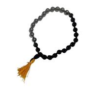Divine Hindu Pocket Karungali Malai, Black Ebony Wood, 27 Beads, For Jaap, Pooja Supplies
