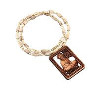 Divine Hindu Tulsi Mala with Hanuman Pendant - Sacred Tulsi Beads with Hanuman Ji Locket