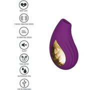 Divine Love Xocoon purple pulsating clitoral stimulator for couples, Poids 0.184 Kg, Color Purple