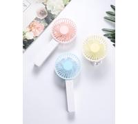 Divine Luxury Handy Portable Fan, USB Rechargeable Mini Fans with 3 Speeds, Battery-Powered Foldable Desktop Fans for Home, Office, Travel - Blue, Light Yellow, Cherry.
