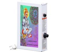 Divine Mantra Box 100 in 1 with Hanuman Chalisa + 99 Vaishnav Mantra Chanting Box for Puja and Meditation-Metal-Steel Grey (Sticker Design May Subject to Availability)