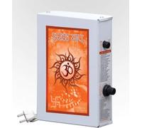 Divine Mantra Box 40 in 1 All in one Vaishnav Mantra Chanting Box for Puja and Meditation-Metal-Steel Grey