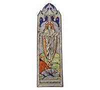 Divine Mercy Jesus Christ Embroidered Iron On Patch Christian Emblem Easter Embroidered Badge Church Catholic Christian Emblem