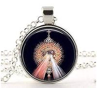 Divine Mercy Monstrance Pendant - Catholic Jewelry Pendant