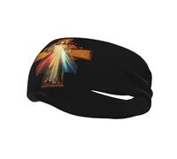 Divine Mercy Novena Headbands Sports Headbands Moisture Wicking Workout Headband Sweatband Headbands Running Headband
