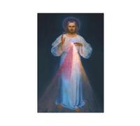 Divine Mercy Original By Kazimirowski Canvas Wall Art Print Poster For Home School Office Decor Unframe 12x18inch(30x45cm)