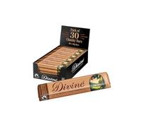 Divine Milk & White Chocolate Cappuccino Bars 30 x 35g - Fairtrade Chocolate - Coffee Flavour Blended with Chocolate Layers - Ethical Premium Chocolate