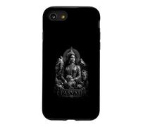 Divine Parvati Hindu Goddess Shakti Lion Lotus Temples Case for iPhone SE (2020) / 7/8