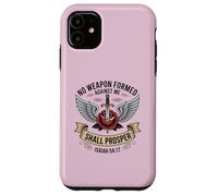 Divine Protection Religious Woman Isaiah 54:17 scripture Case for iPhone 11