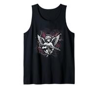 Divine Rebellion Angel Edgy Streetwear Bootleg Tank Top