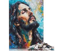 Divine Serenity of Jesus' Puzzle for Adults And Teenagers 1000 Pieces Puzzle for Adults Sustainable Puzzle Games 1000pcs (38x26cm)