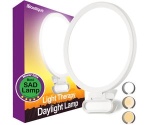 Divine Style Iboutique Daylight Therapy Led Sad Lamp - 10,000 Lux Daylight, 3 Colour Temps, 10 Brightness Levels, Uv Free