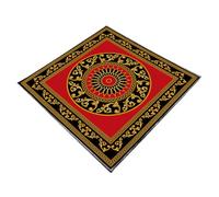 Divine Tablecloth Exquisite Astrology Cards Altar Cloth Board Game Accessories Flower Pattern Tarot Card Spiritual Deckyo
