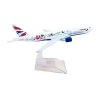 Divine UK@BRITISH AIRWAYS A380Airlines Die Cast Metal Desk Aircraft Plane 16cm- 1/400 Scale Compatible British Airways Airplane Model Alloy Model Diecast Plane Model for flower Dizine