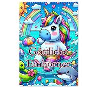 Divine unicorns UK-Version (Wall Calendar 2026 DIN A3 Portrait), CALVENDO 12 Month Wall Calendar