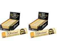 Divine White Chocolate Bars 30 x 35g - Fairtrade White Chocolate - Smooth & Creamy - Ethical Premium Chocolate (Pack of 2)
