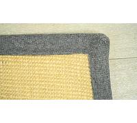 DivineHandicrafts Jute Sisal Doormats,bathmats Grey Color 40 x 60 cm