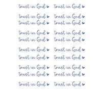 Divines Drives Affirmations Reusable Trust in God Car Window Stickers Spiritual Journey Decal Spiritual Decors for Glass Removable Car Decal