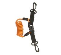 Diving Camera Lanyard with Adjustable Strap And Heavy-Duty Clips, Cord And Coiled Design, Convenient Carrier for Cameras And Lights