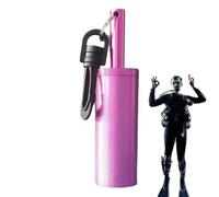 Diving Communication Rod, High Frequency Bell Probe Made of Aluminium Alloy, Underwater Signal Instrument for Diver, Low Vision Safety Equipment and Cave Diving, Portable with Hook, 12 ×