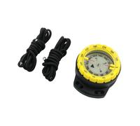 Diving Compass Waterproof Diving Equipment for Hiking Sailing Outdoor Sports Yellow