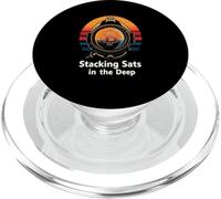 Diving Diver Blockchain Ocean Finance Digital Sats Bitcoin PopSockets PopGrip for MagSafe