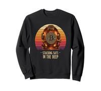 Diving Diver Blockchain Ocean Finance Digital Sats Bitcoin Sweatshirt