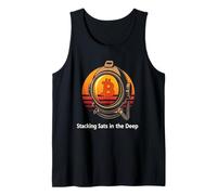 Diving Diver Blockchain Ocean Finance Digital Sats Bitcoin Tank Top