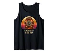 Diving Diver Blockchain Ocean Finance Digital Sats Bitcoin Tank Top