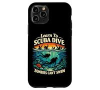 Diving Diver Learn To Scuba Dive Zombies Can't Swim Case for iPhone 11 Pro