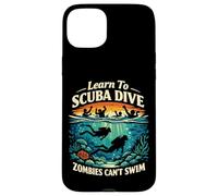 Diving Diver Learn To Scuba Dive Zombies Can't Swim Case for iPhone 15 Plus