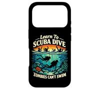 Diving Diver Learn To Scuba Dive Zombies Can't Swim Case for iPhone 17 Pro