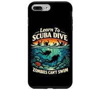 Diving Diver Learn To Scuba Dive Zombies Can't Swim Case for iPhone 7 Plus/8 Plus