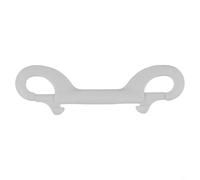 Diving Double Ended Clip Hook with Bolt Snap Mechanism for BCDs and Weight Belts 90mm Stainless Steel 316 Resistant (White)